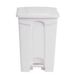 Jantex Kitchen Pedal Bin White 45Ltr – waste bins & containers