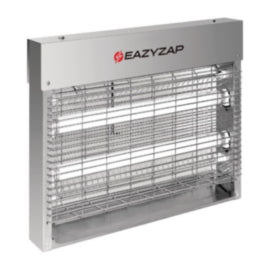 Eazyzap Energy Efficient Stainless Steel LED Fly Killer 30m² – cleaning & hygiene supplies