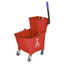 Jantex 30ltr Mop Bucket with Foot Pedal release - Red – mops, brooms & cleaning tools