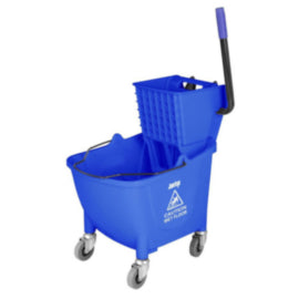Jantex 30ltr Mop Bucket with Foot Pedal release - Blue – mops, brooms & cleaning tools