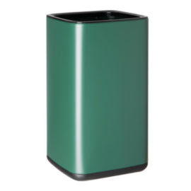 Bolero Square Waste Bin Green 10Ltr – waste bins & containers