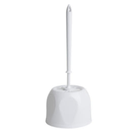 Caterboss Essentials Round Toilet Brush & Holder - White – brushes & scrubbing tools