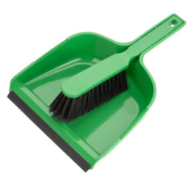Jantex Dustpan & Brush Set - Green – mops, brooms & cleaning tools