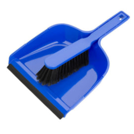 Jantex Dustpan & Brush Set Blue – mops, brooms & cleaning tools