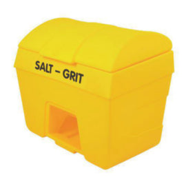 Salt/Grit Bin With Hopper 200L Yellow – waste bins & containers