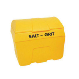 Salt/Grit Bin With Hopper 400L Yellow – waste bins & containers