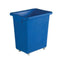 Bottle Skip 580x410x700mm 4x50mm Swivel Blue – cleaning & hygiene supplies