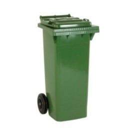 Refuse Container 140L 2 Wheeled Green – waste bins & containers