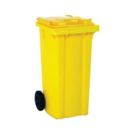 Refuse Container 360L 2 Wheeled yellow – waste bins & containers