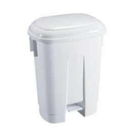 60 Litre White Plastic Bin 348011 – cleaning & hygiene supplies
