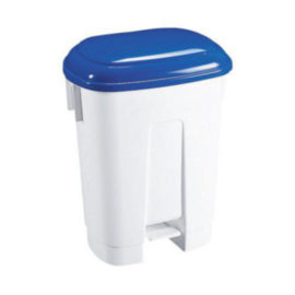 30 L Plastic Bin White/Blue 348022 – cleaning & hygiene supplies