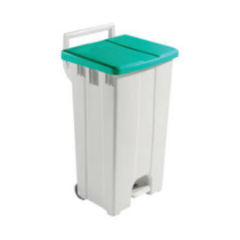 90L Mob Pedal Bin Lid Green 357005 – waste bins & containers