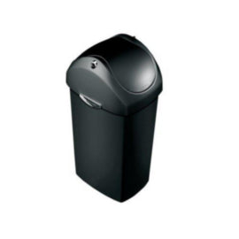 Black 40L Swing Bin 376201 – waste bins & containers