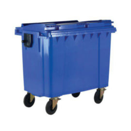 1100L Blue Wheeled Bin / Lid 377394 – cleaning & hygiene supplies