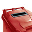 140L Locked Red Wheelie Bin 377903 – waste bins & containers