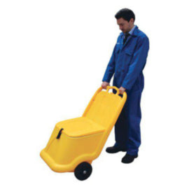 Mobile Salt And Grit Bin 75L Yellow – waste bins & containers
