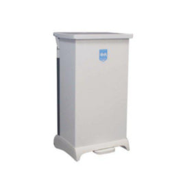 Pedal Operated Sack Holder Plastic Fire Resistant 82L White – cleaning & hygiene supplies