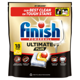 Finsh Ultimate Plus All In One Lemon Dishwasher Tablets – dishwasher detergents & additives
