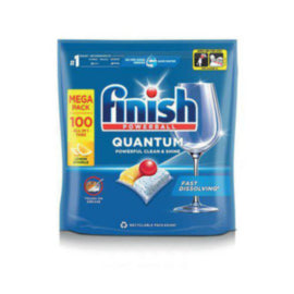 Finish Quantum All In One Dishwasher Tablets Lemon – dishwasher detergents & additives