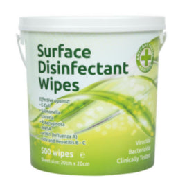 EcoTech Disinfectant Surface Wipes Bucket 500 Pack – surface cleaners & disinfectants