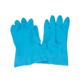 Rubber Gloves Medium Blue – gloves & hand protection