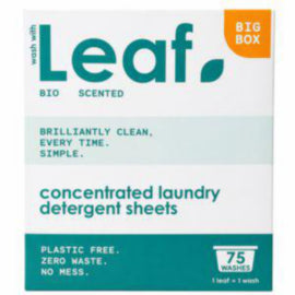 Wash With Leaf BIO Laundry Sheet 75 per pack – laundry care