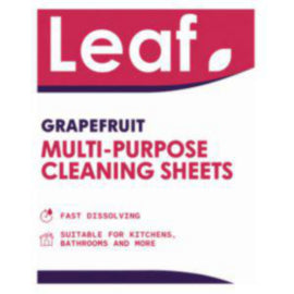 Wash with Leaf Multi-Purpose Cleaning Sheet 30 Per pack – cleaning & hygiene supplies