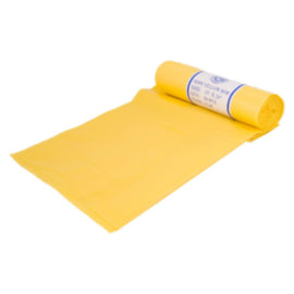 Shabra Refuse Sacks on a Roll Yellow 26x44 Inch/66x112cm – bin liners & refuse sacks