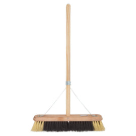 Dosco Black & White Brush with Handle 18 Inch/46cm – brushes & scrubbing tools