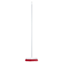Dosco Hygiene Broom with Handle Soft Red 10 Inch/25cm – mops, brooms & cleaning tools