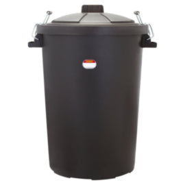 Dosco Bin with Lid Black 75L – cleaning & hygiene supplies