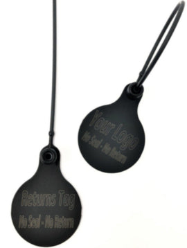 Black Standard Returns Tag – cleaning & hygiene supplies