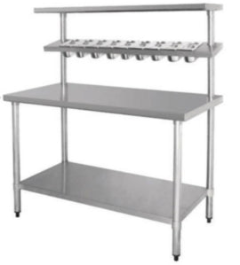 Atlas WSTN12 Chefs Prep Staion – cleaning & hygiene supplies