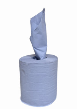 Centrefeed Blue 2ply Laminated pk6 – hand towels & centrefeed rolls