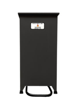 Fire Retardant Bin Lge (SC) Black – cleaning & hygiene supplies