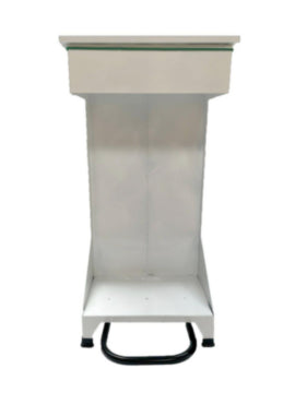 Open Pedal Bin White – waste bins & containers