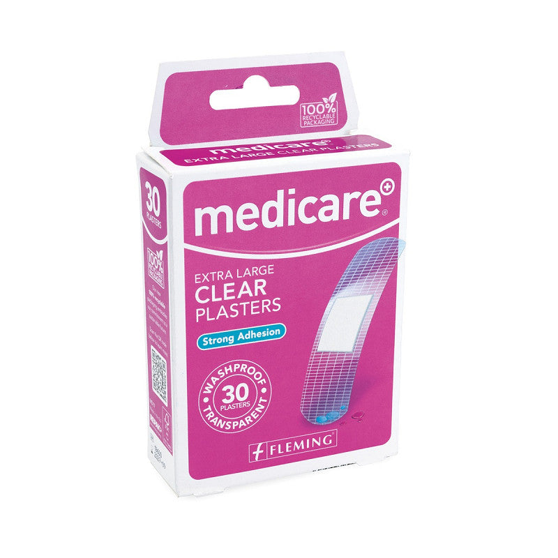 Medicare Extra Large Transparent Plasters 30's - Box of 10