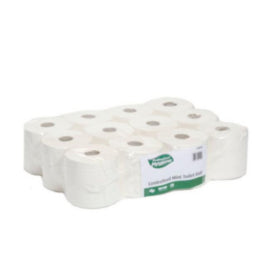 Mini Centrefeed Toilet Roll 2ply 616 Sheets – toilet tissue & rolls