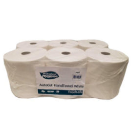 Autocut Roll White 2ply – cleaning & hygiene supplies
