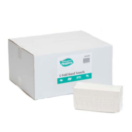 C-fold Hand Towel White 2ply – hand towels & centrefeed rolls