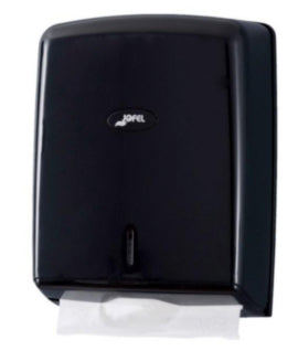 C-fold-v-fold & Z-fold Hand Towel Dispenser Black – hand towels & centrefeed rolls
