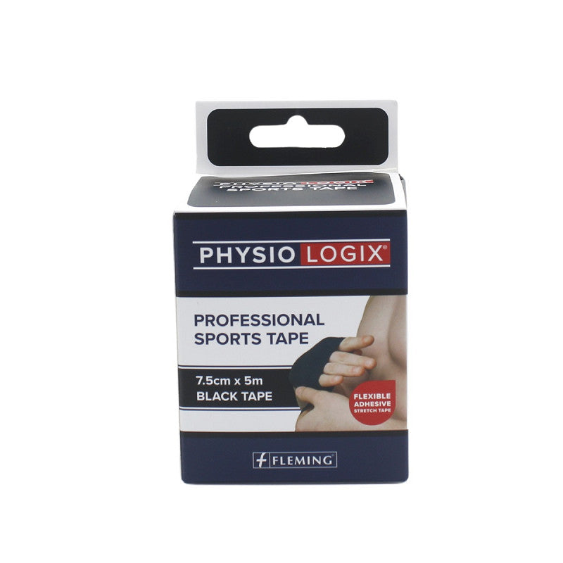 Physiologix Sports Tape 7.5cm x 5m - Black