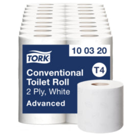 Tork Advanced Toilet Roll 2 Ply White – toilet tissue & rolls