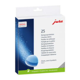 JURA 3-Phase Cleaning Tablets (25 Pack) – cleaning & hygiene supplies