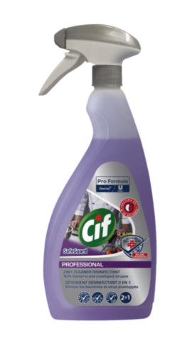 Cif 2 in 1 Cleaner Disinfectant Safeguard – surface cleaners & disinfectants