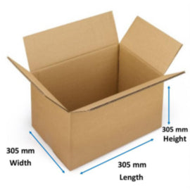 Double Wall Boxes 305mm x 305mm x 305mm - 15x Pk – cleaning & hygiene supplies