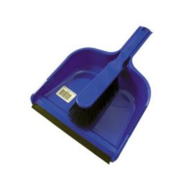 Dustpan and Stiff Brush Set Blue - 1 Per pack – mops, brooms & cleaning tools