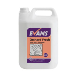 Evans Orchard Fresh A153 - Hair & Body Wash - 5 Litre - 1x Per Pack – cleaning & hygiene supplies