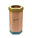 2Work Recycling Bin Green - 3 Pk – waste bins & containers