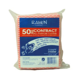 All Purpose Cloths 300mm x 380mm Red - 50pk – cloths, scourers & dusters